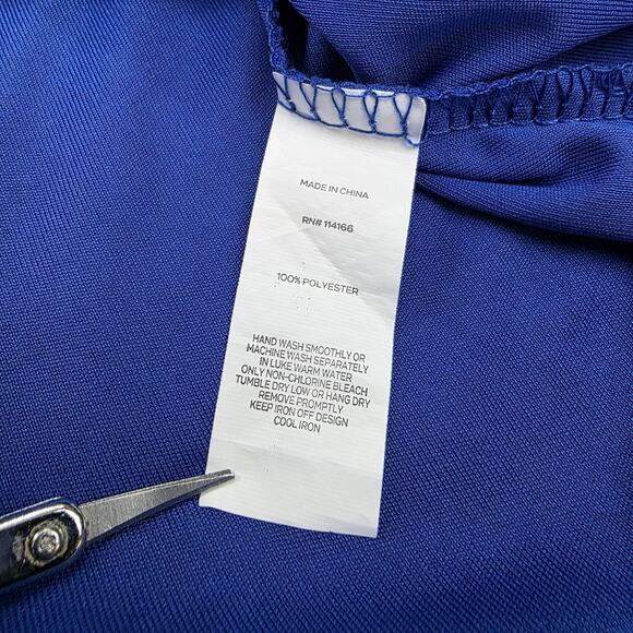 Kansas Jayhawks Shirt Mens Large Blue NCAA Basketball Polo KU Jayhawk Colosseum - Picture 15 of 15